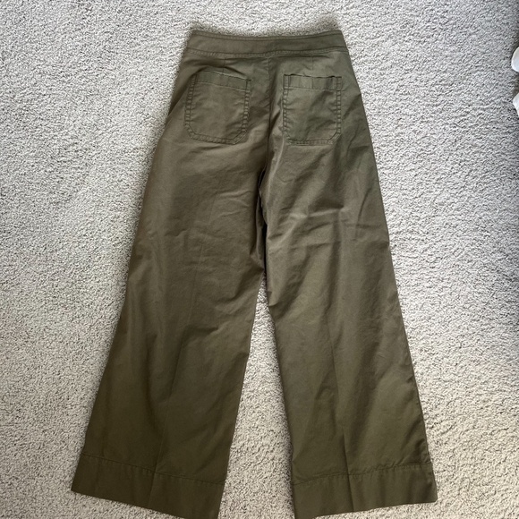 J.Crew Frankie Pants in Stretch Twill Laurel Green‎ Size 8 - Picture 4 of 8